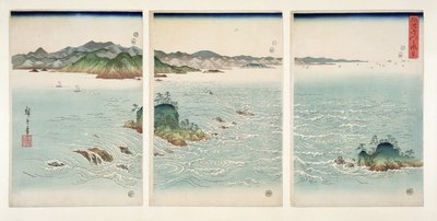 The Rapids of Naruto in Awa Province, från serien 