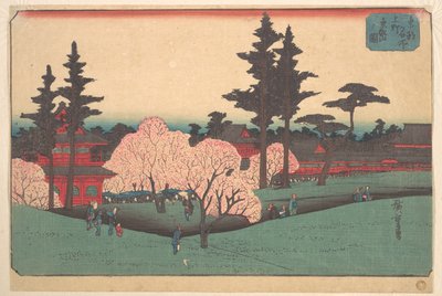 Utsikt över Uenoberget av Utagawa Hiroshige