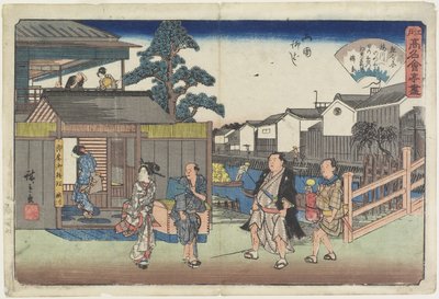 Umegawa vid Yanagibashi Inryo _ Mycket, ca. 1835-1842 av Utagawa Hiroshige