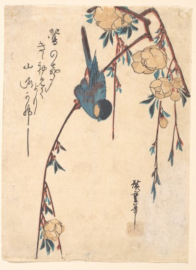 Hängkörsbär av Utagawa Hiroshige