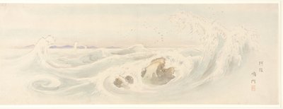 Virvel vid Naruto i Awa-provinsen av Utagawa Hiroshige