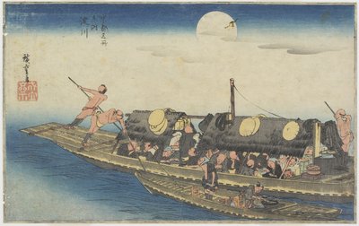 Starry ver, c. 1834 av Utagawa Hiroshige