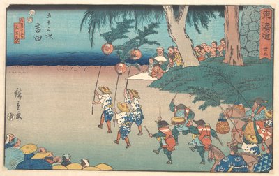 Yoshida av Utagawa Hiroshige