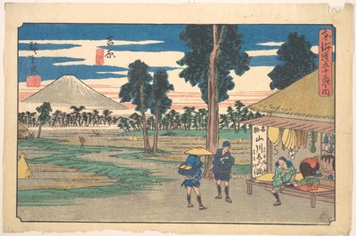 Yoshiwara av Utagawa Hiroshige