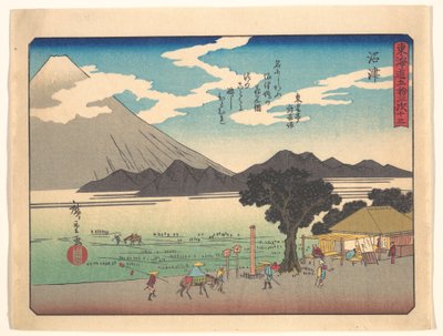 De femtiotre stationerna längs Tōkaidō - Numazu av Utagawa Hiroshige
