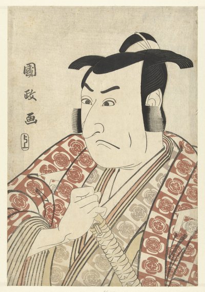 Del s Tepo RT Ret Van Ichikawa Omezo av Utagawa Kunimasa