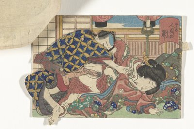 Rörligt erotiskt tryck av Utagawa Kunisada (I)