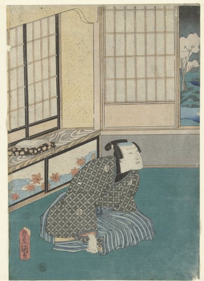 Den tredje månaden Yayoi Moderna Genji-berättelser under de tolv månaderna (serietitel) Imayo Genji junikagetsu no uchi av Utagawa Kunisada (I)