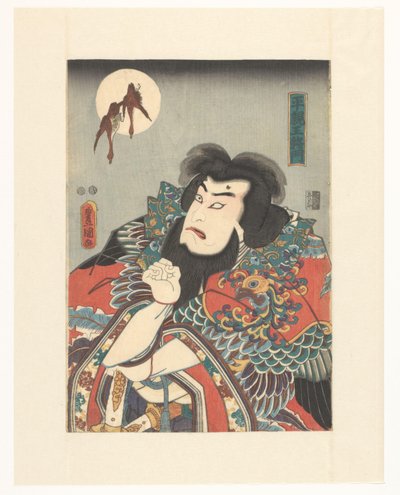 Den nya Taira-kejsaren Masakado (titel på objekt) av Utagawa Kunisada (I)