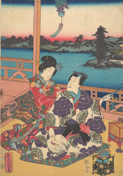 Skriva ut. av Utagawa Kunisada