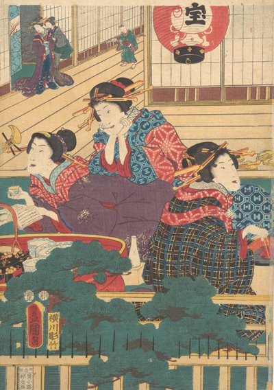 Skriva ut. av Utagawa Kunisada