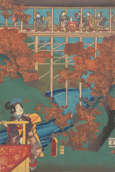 Skriva ut. av Utagawa Kunisada