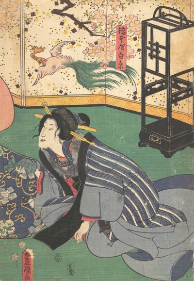 Tryck, 1800-talet., 1800-talet. av Utagawa Kunisada
