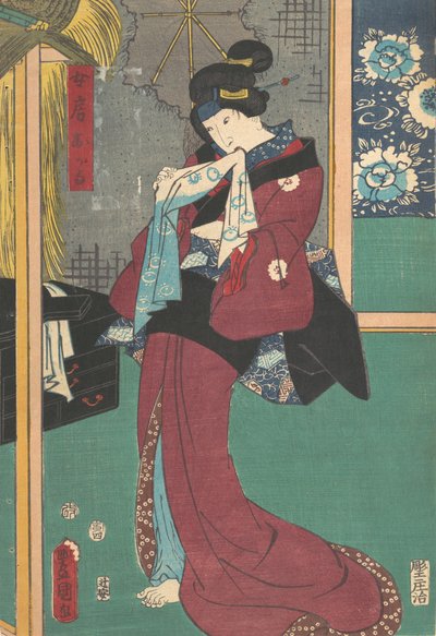 Tryck, 1800-talet., 1800-talet. av Utagawa Kunisada