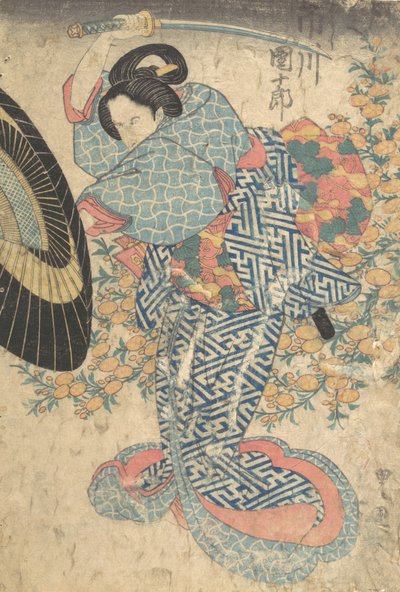 Tryck, 1800-talet., 1800-talet. av Utagawa Kunisada
