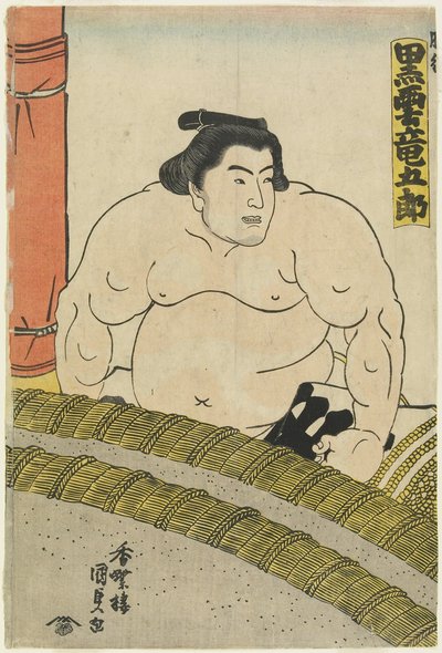 Te Wre ster Kurokumo Tatsugoro _ of te Higo S te be, 1830-1844 av Utagawa Kunisada