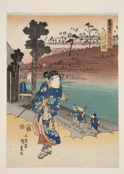 Se v av Niko (figur av Niko) av Utagawa Kunisada
