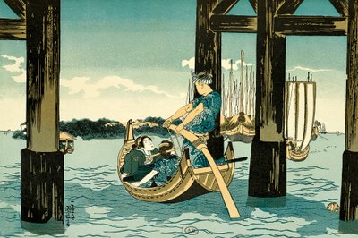 Båtturer av Utagawa Kuniyoshi
