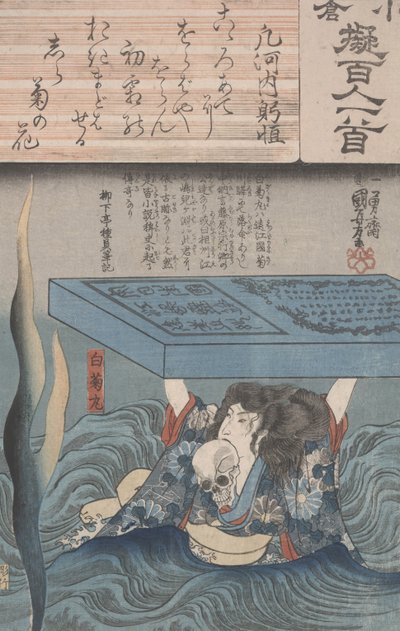 Ogura imitation av de hundra poeterna av Utagawa Kuniyoshi