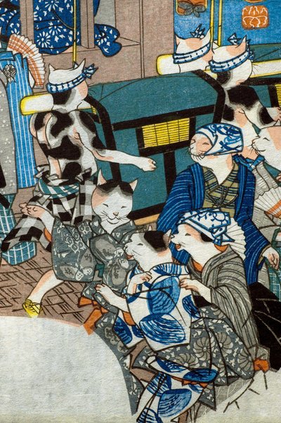 Blek måne av Utagawa Kuniyoshi