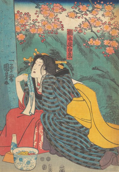 Tryck, 1800-talet. av Utagawa Kuniyoshi
