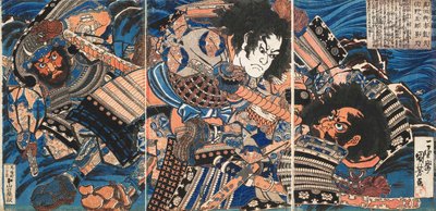 Sanadas Yoichi Yoshihisa-förslag d Another time Kagehisa, Ka 1835. av Utagawa Kuniyoshi