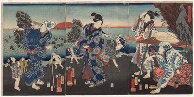 Soluppgång vid Futami Bay av Utagawa Kuniyoshi
