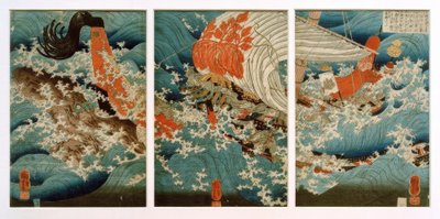 Yojibeis offer av Utagawa Kuniyoshi