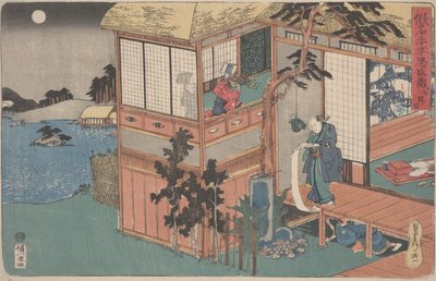 Kanadehon Ch? Shingura: Akt VII, mitten av 1830-talet av Utagawa Sadahide