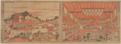 Svalka i Nakazu / Kabukiteater av Utagawa Toyoharu