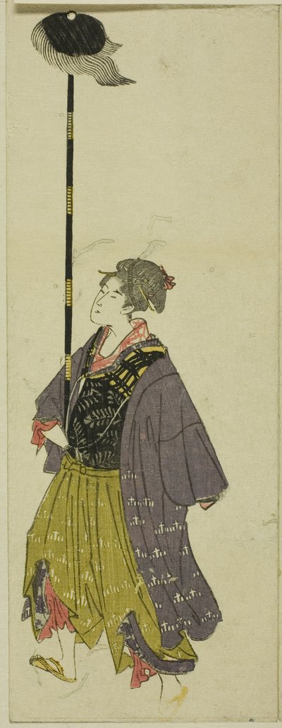 Parodi på en daimyo procession av Utagawa Toyohiro