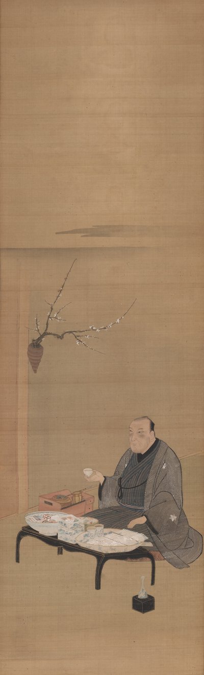 Porträtt av Kinokuniya Bunzaemon, 1800-talet. av Utagawa Toyokuni