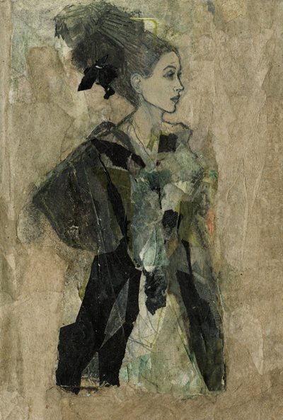 Elegant abstrakt kvinna av Ute Rathmann