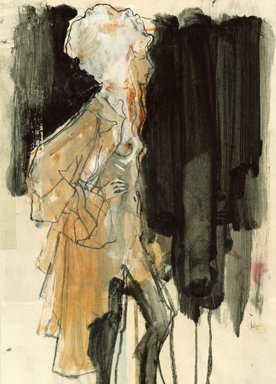 Elegant modeskiss av Ute Rathmann