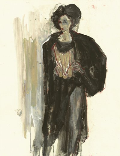 Elegant modekvinna av Ute Rathmann