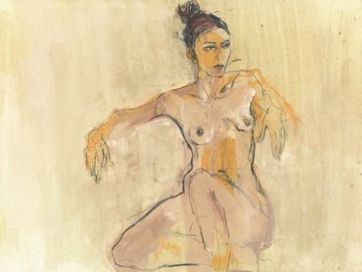 Elegant nakenskiss av Ute Rathmann