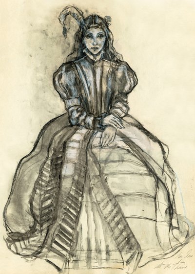 Kvinnlig gotisk fantasy av Ute Rathmann