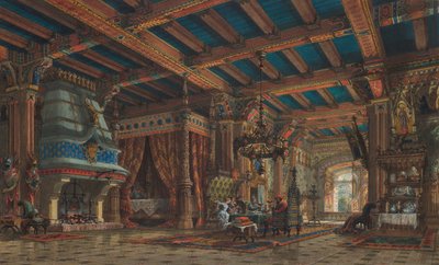 Château interiör av V. Germain