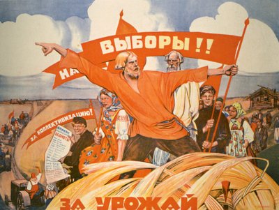 Rysk propagandaaffisch av V. Kostianitsyn