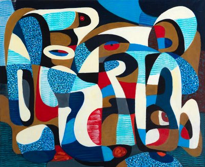 Bird Dream, 2019 (akryl på duk) av Vadym Vaskovsky