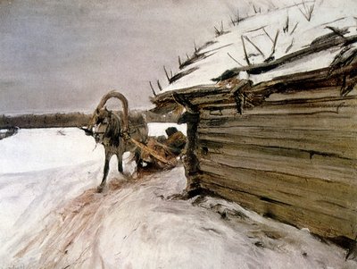 In the Winter 1898 av Valentin Serov av Valentin Aleksandrovich Serov