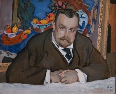 Porträtt av Ivan Abramovich Morozov av Valentin Aleksandrovich Serov
