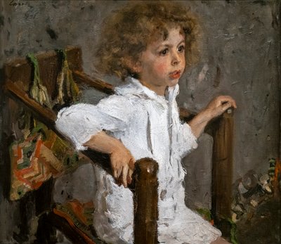 Porträtt av Mika Morozov av Valentin Aleksandrovich Serov