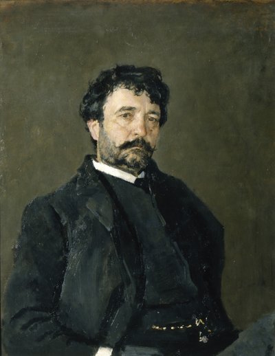 Porträtt av operasångaren Angelo Masini 1844-1926, 1890 av Valentin Aleksandrovich Serov