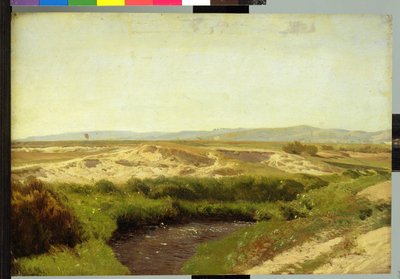 On the Luneburg Heath, 1887 (olja på papper) av Valentin Ruths