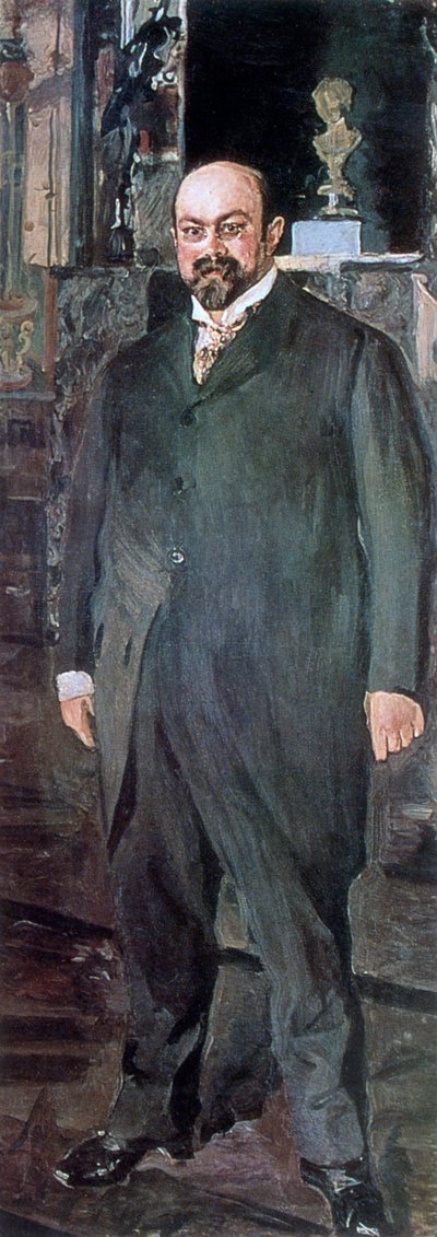 Porträtt av Mikhail Abramovich Morozov, 1902 av Valentin Serov