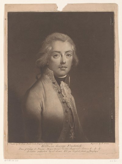 Porträtt av Willem George Frederik van Oranje-Nassau av Valentine Green