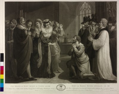 Drottning av Skottland Maria Stuarts död av Valentine Green