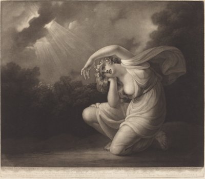 Clytie av Valentine Green after Maria Cosway
