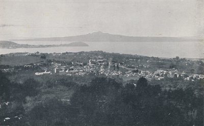 Aucklands hamn, 1924 av Valentine and Sons Ltd